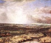 Philips Koninck An Extensive Landscape with a Hawking Party France oil painting artist